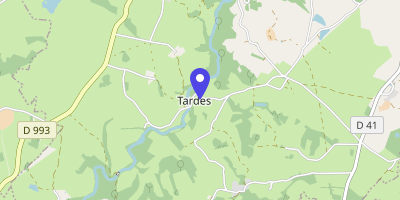 Carte OpenStreetMap — 1 Le Bourg, Tardes