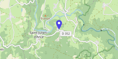 Carte OpenStreetMap — Le Bourg, Saint-Julien-d'Ance