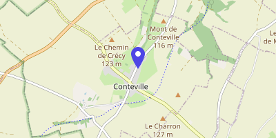 Carte OpenStreetMap — 10 rue d'Auxi-le-Château, Conteville