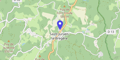 Carte OpenStreetMap — 1 rue des Écoles, Saint-Junien-la-Bregère