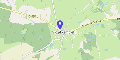 Carte OpenStreetMap — 20 route de la Châtre, Vicq-Exemplet