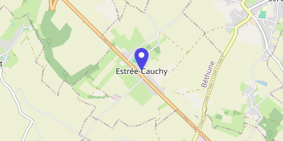 Carte OpenStreetMap — 1 rue de l'Alouette, Estrée-Cauchy