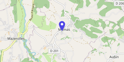 Carte OpenStreetMap — 5 place de la Mairie, Momas