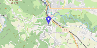 Carte OpenStreetMap — 14 rue de l'Église, Trelins