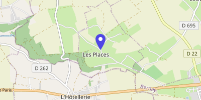 Carte OpenStreetMap — 52 le Village, Les Places
