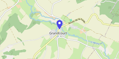 Carte OpenStreetMap — 27 place du Maréchal-Leclerc, Grandcourt