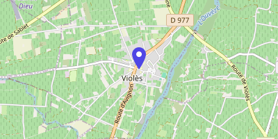 Carte OpenStreetMap — Cours Rigot, Violès