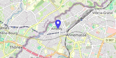 Carte OpenStreetMap — 2 rue de la Paix, Ambilly Cedex