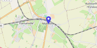 Carte OpenStreetMap — 1 place du Maréchal-de-Lattre-de-Tassigny, Motteville