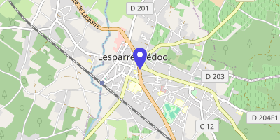 Carte OpenStreetMap — 37 cours du Maréchal-de-Lattre-de-Tassigny, Lesparre-Médoc