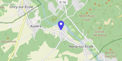 Carte OpenStreetMap — 1 rue du Pont-de-l'Arcade, Noisy-sur-École