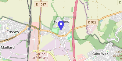 Carte OpenStreetMap — 3 rue de la Liberté, Survilliers