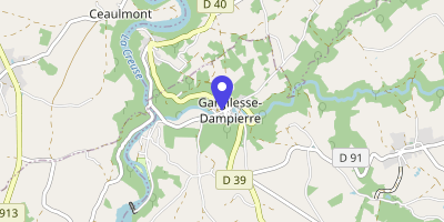 Carte OpenStreetMap — 1 place Fernand-Baudat, Gargilesse-Dampierre