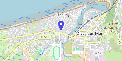 Carte OpenStreetMap — Place Bruno-Coquatrix, Cabourg