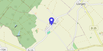 Carte OpenStreetMap — 7 rue des Tilleuls, Briou