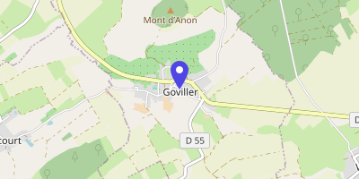 Carte OpenStreetMap — 5 rue de l'Abbé-Jean-Harmand, Goviller