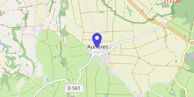 Carte OpenStreetMap — 10 A place Sainte-Anne, Aurières