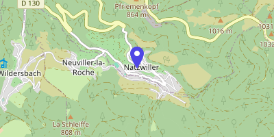 Carte OpenStreetMap — 16 rue de l'Église, Natzwiller
