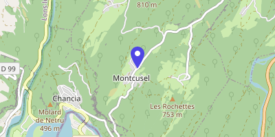 Carte OpenStreetMap — 1 rue du Chalet, Montcusel