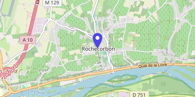 Carte OpenStreetMap — Place du 8-Mai-1945, Rochecorbon