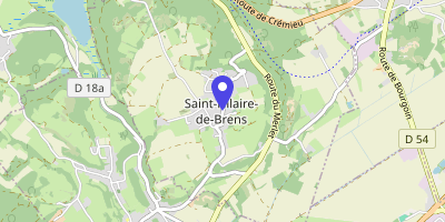 Carte OpenStreetMap — 90 rue de la Mairie, Saint-Hilaire-de-Brens