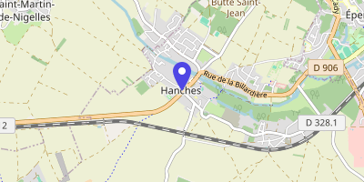 Carte OpenStreetMap — 30 rue de la Barre, Hanches
