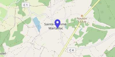 Carte OpenStreetMap — 498 route de Bouheben, Sainte-Gemme-Martaillac