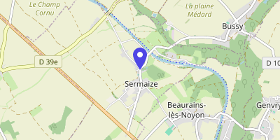 Carte OpenStreetMap — 1 rue du Frêne, Sermaize