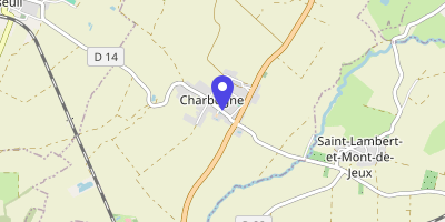Carte OpenStreetMap — 10 Grande-Rue, Charbogne