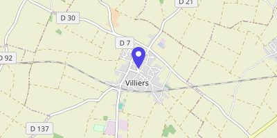 Carte OpenStreetMap — 10 place de la Mairie, Villiers
