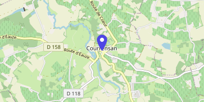 Carte OpenStreetMap — 9 avenue du Minotier, Courrensan