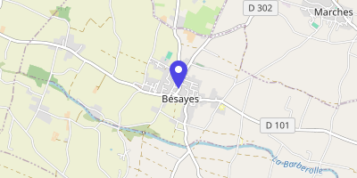 Carte OpenStreetMap — 7 rue de la Liberté, Bésayes
