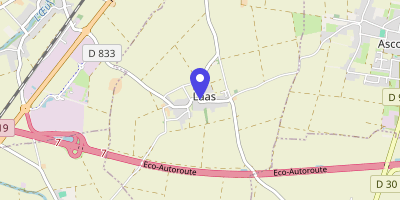 Carte OpenStreetMap — 2 rue de la Maison-Rouge, Laas