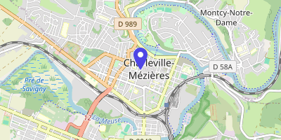 Carte OpenStreetMap — Place du Théâtre, Charleville-Mézières