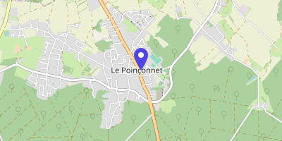 Carte OpenStreetMap — Place du 1er-Mai, Le Poinçonnet