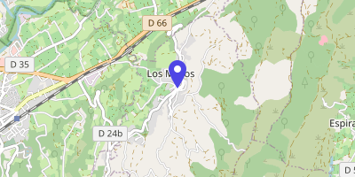 Carte OpenStreetMap — 7 rue de l'Église, Los Masos