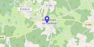 Carte OpenStreetMap — 1 place de la mairie, Maisonnais-sur-Tardoire