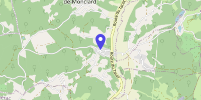 Carte OpenStreetMap — 71 route du Pré-Parau, Saint-Georges-de-Montclard