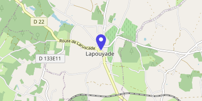 Carte OpenStreetMap — 167 Avenue de Verdun, Lapouyade