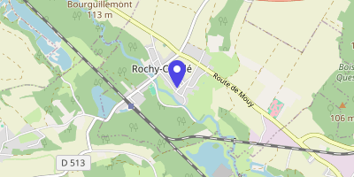 Carte OpenStreetMap — Place de la Mairie, Rochy-Condé