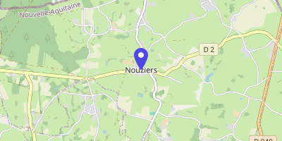 Carte OpenStreetMap — 15 rue de l'Église, Nouziers