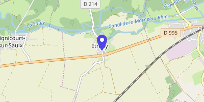 Carte OpenStreetMap — 7 Grande-Rue, Étrepy