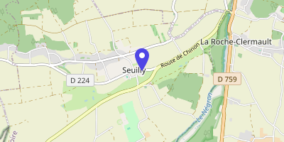 Carte OpenStreetMap — 2 place François-Rabelais, Seuilly