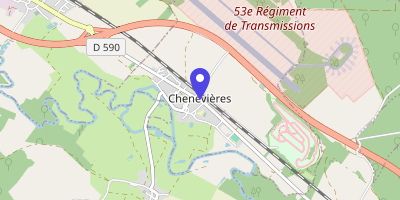 Carte OpenStreetMap — 11 route des Vosges, Chenevières