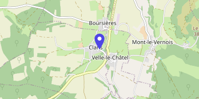 Carte OpenStreetMap — 2 rue des Trois-Fontaines, Clans