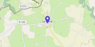 Carte OpenStreetMap — 23 rue de Bretagne, Le Ferré