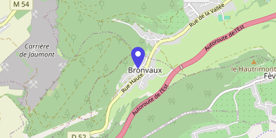 Carte OpenStreetMap — Rue des Raisins-Blancs, Bronvaux