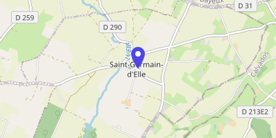 Carte OpenStreetMap — 1 rue de la Laiterie, Saint-Germain-d'Elle