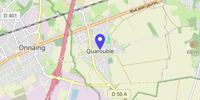 Carte OpenStreetMap — Place Albert-Manard, Quarouble