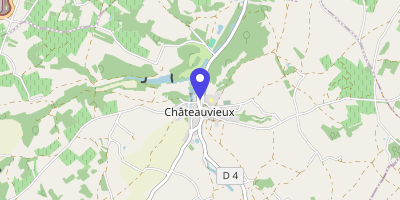 Carte OpenStreetMap — 1 rue des Déportés-du-2-Mai-1944, Châteauvieux
